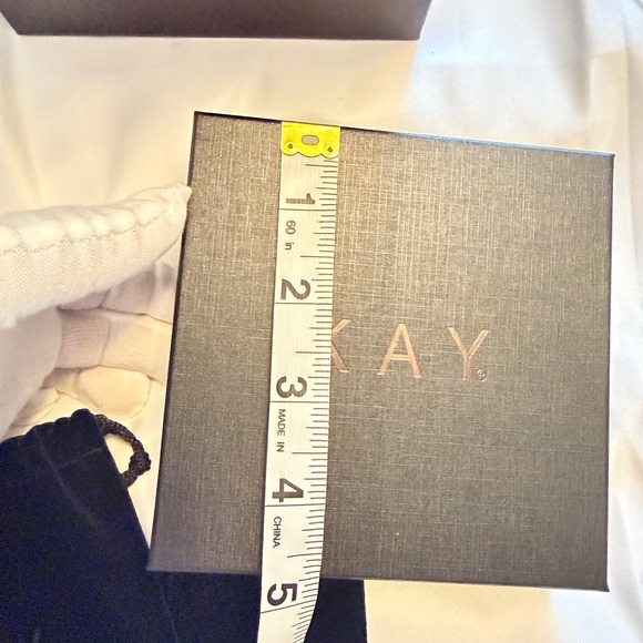 Kay Jewelers Original Gift Box + Dust Bag + Gift Bag Set - Picture 6 of 9